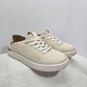 Reef Neptune Ultra Soft Lace Up Stretch Knitted Women's Shoes US 5 White